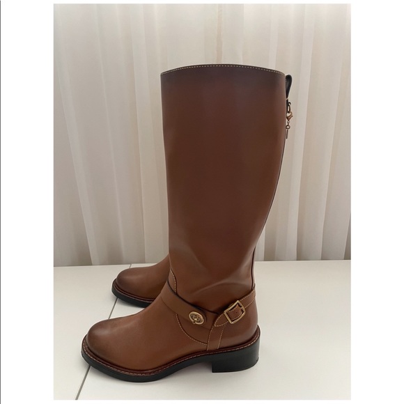 COACH Leather Sutton Boots 9.5 - Picture 7 of 10